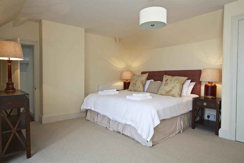 En suite double bedroom with super-King size bed (2nd floor) at Drake House in , Hope Cove