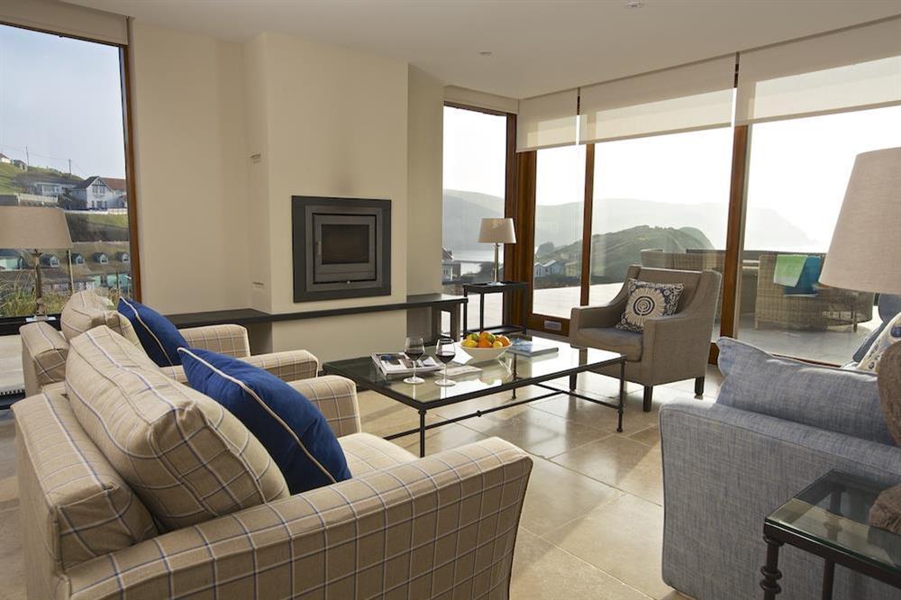 Light and spacious two-tiered sitting area with sea views (photo 2) at Drake House in , Hope Cove