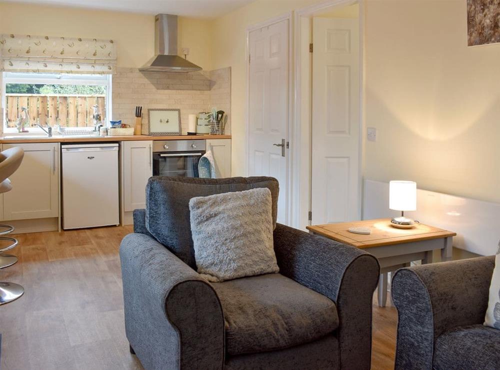 Well presented open plan livng space at Drake Lodge in Saltburn-by-Sea, near Whitby, North Yorkshire