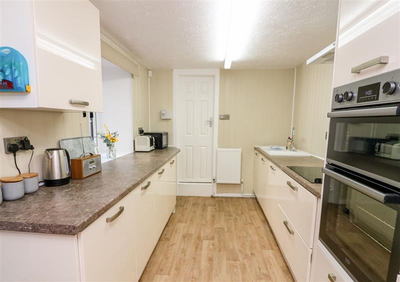 This is the kitchen at Drakes Retreat, Plymouth