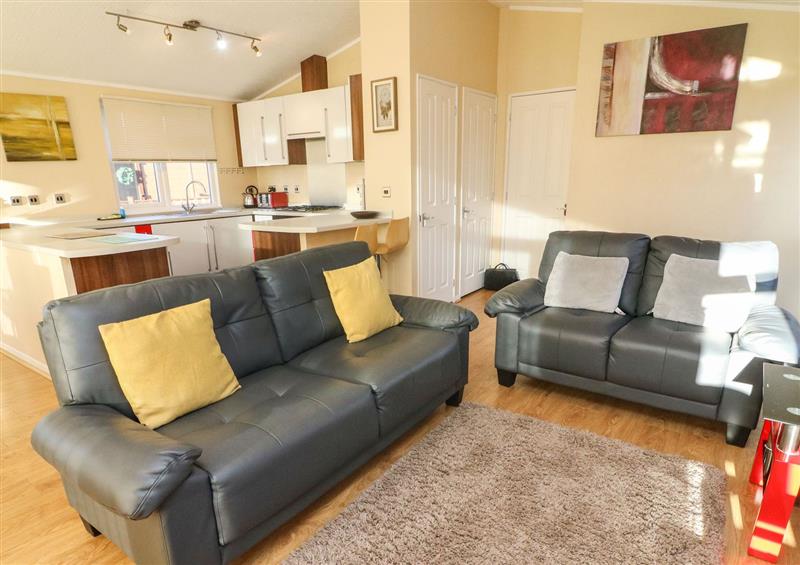 This is the living room at Dream Catcher Lodge, Carnforth