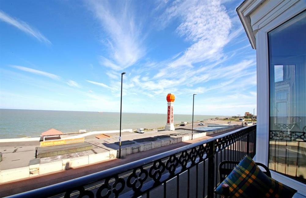 Views over the sea at Dreamers View, Margate, Kent