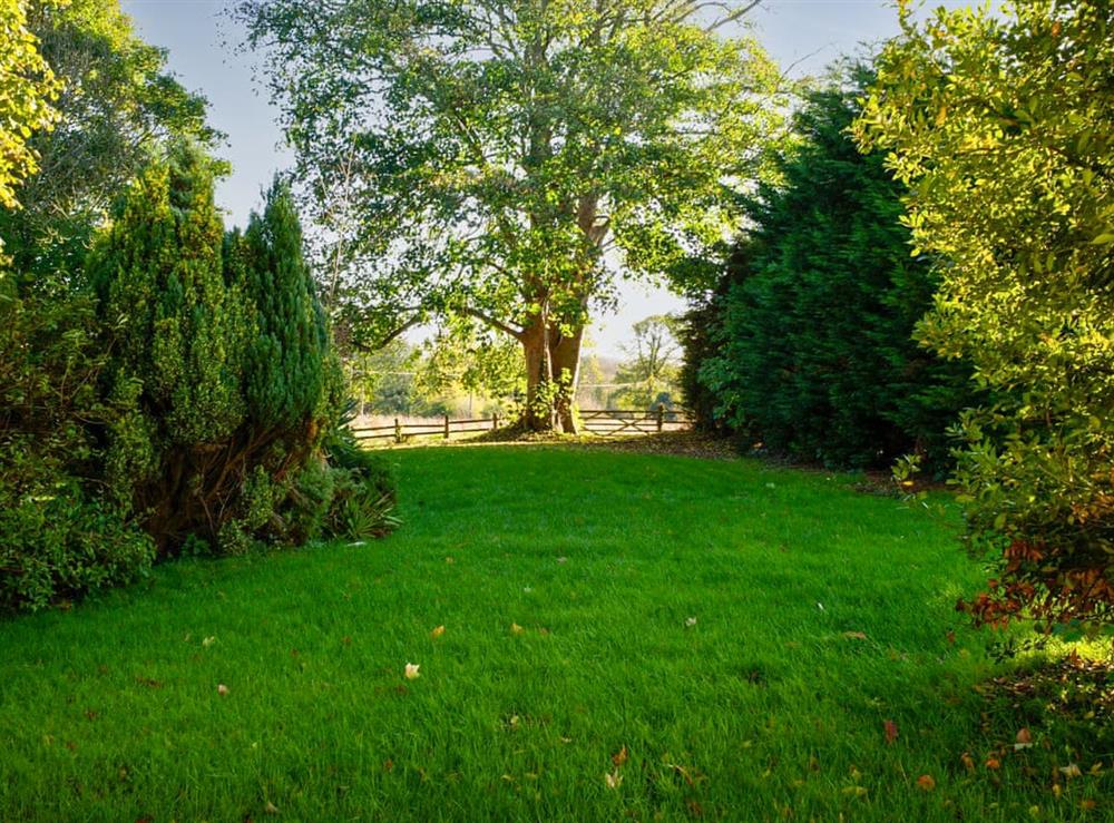 Garden at Driby Manor House in Driby Top, near Alford, Lincolnshire