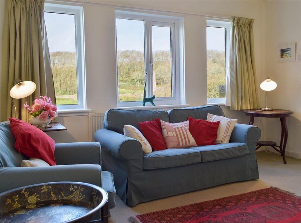 Living room at Drift in Dale, near Milford Haven, Dyfed