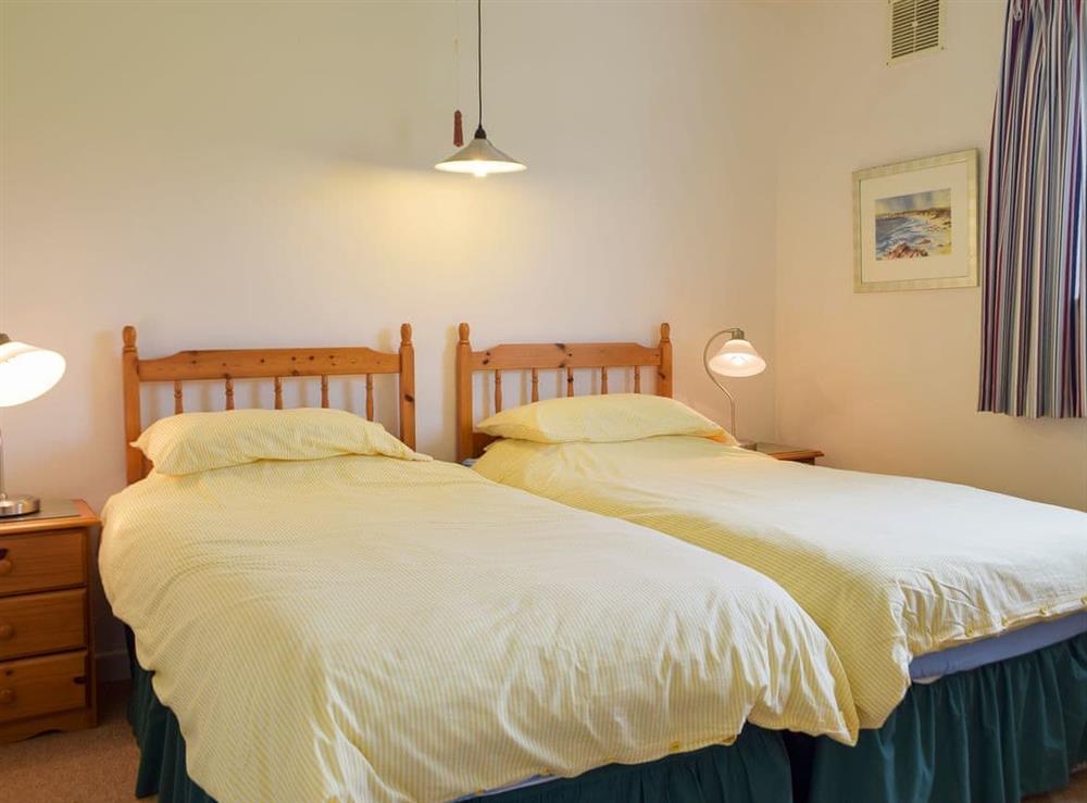 Twin bedroom at Drift in Dale, near Milford Haven, Dyfed
