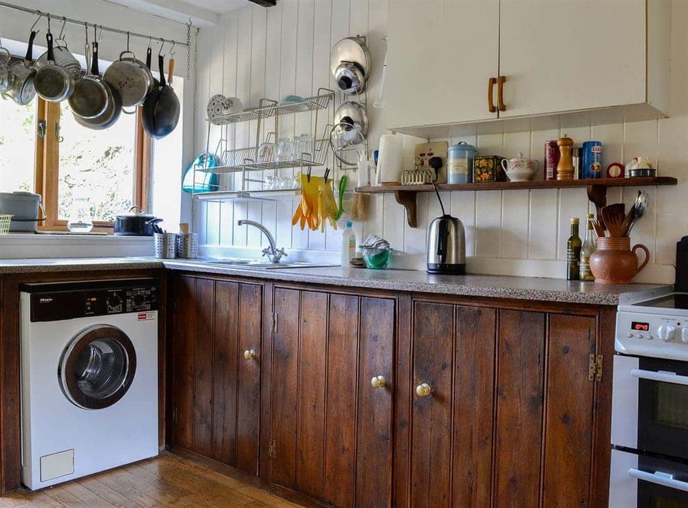 Kitchen at Driftcombe Farmhouse in Bisley, Glos., Gloucestershire