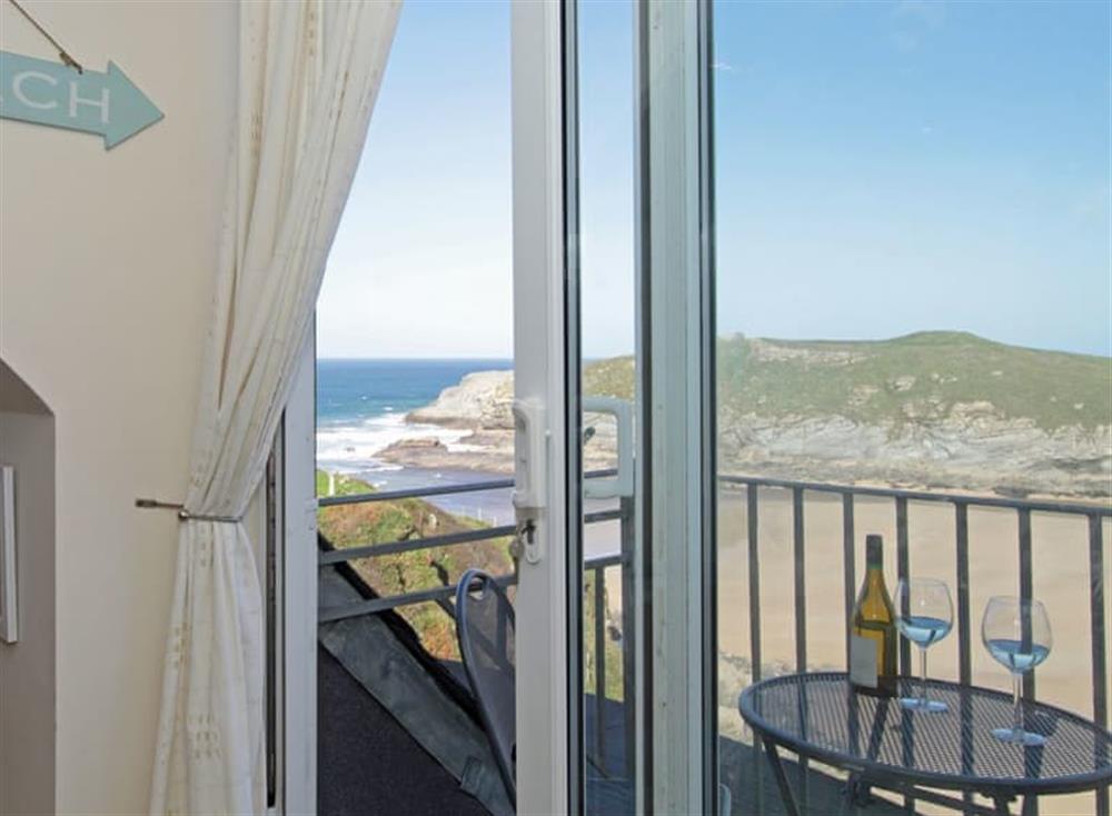View at Driftwood in 7 Glendorgal Sands, Newquay