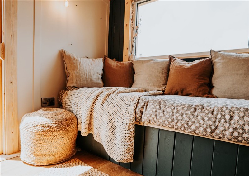 One of the bedrooms at Driftwood, Carreglefn near Llanfechell