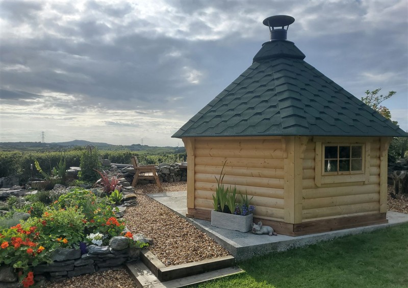 The garden at Driftwood, Carreglefn near Llanfechell