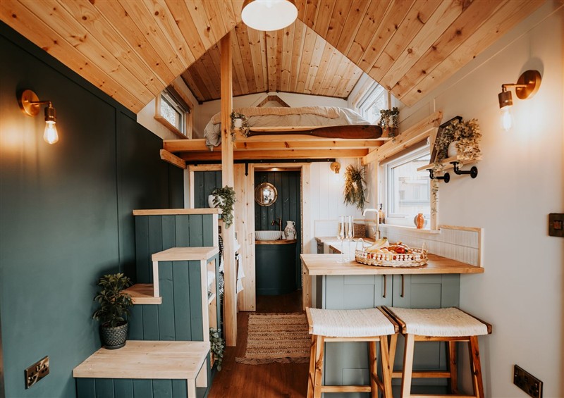 The kitchen at Driftwood, Carreglefn near Llanfechell