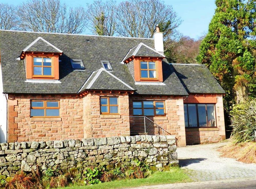 Exterior at Driftwood in Corrie, Isle of Arran, Scotland