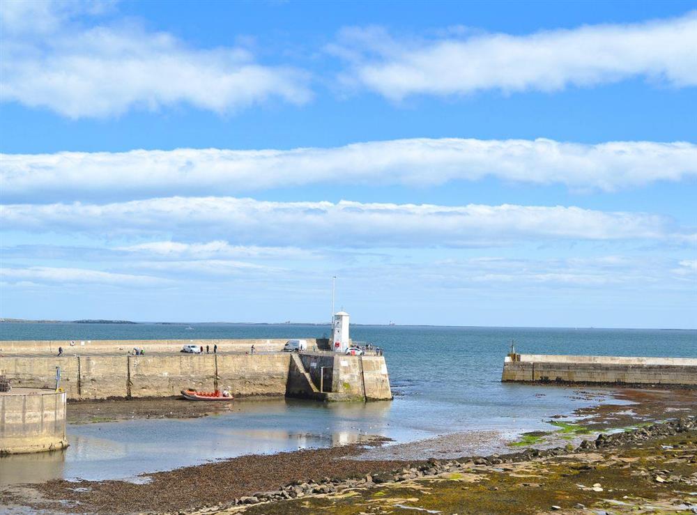 Harbour area at Driftwood Cottage in Seahouses, Northumberland