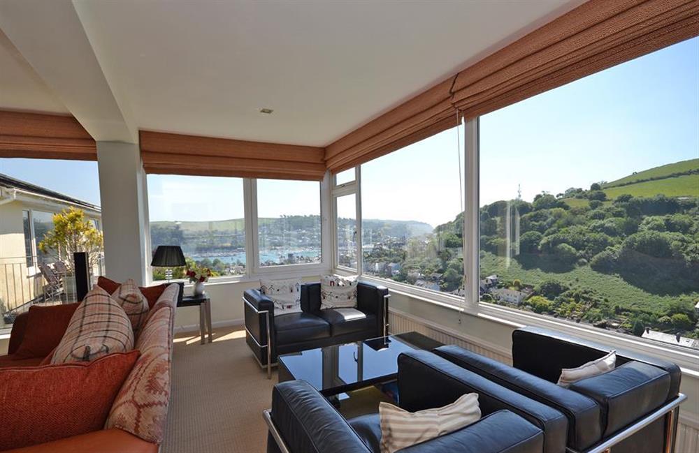 The viewing area of the living room at Driftwood, Dartmouth