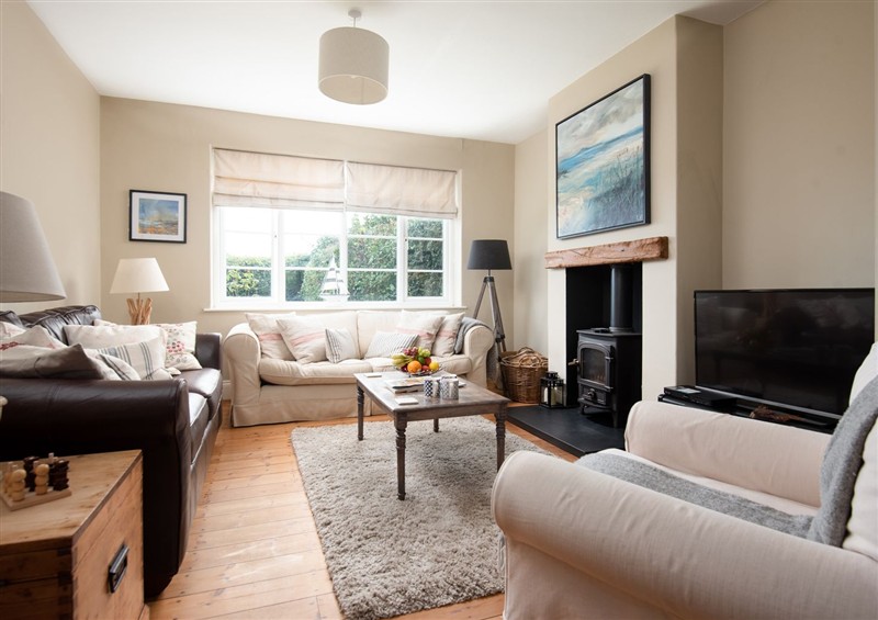 This is the living room at Driftwood, Embleton