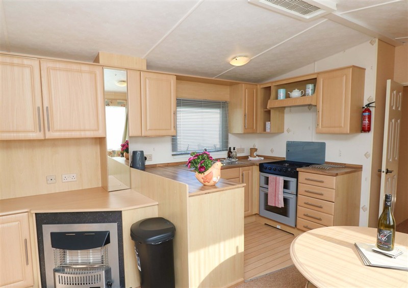 Kitchen at Driftwood Haven, Witterings Holiday Park near East Wittering