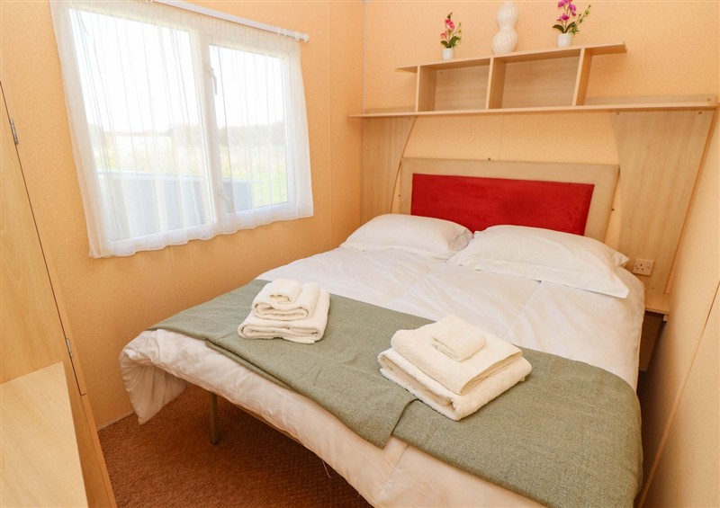 This is a bedroom at Driftwood Haven, Witterings Holiday Park near East Wittering