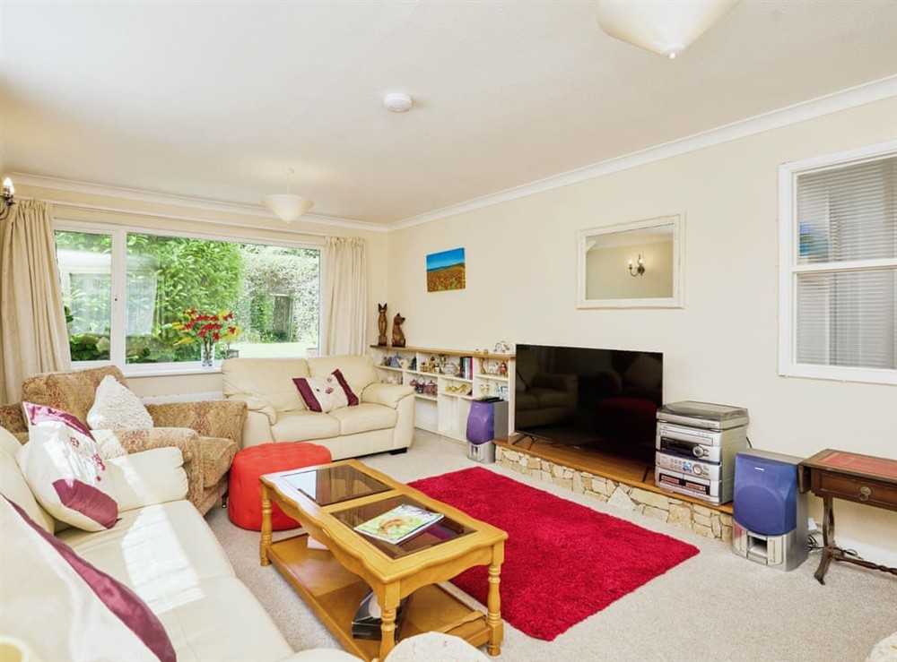 Living room at Driftwood House in Bembridge, Isle of Wight