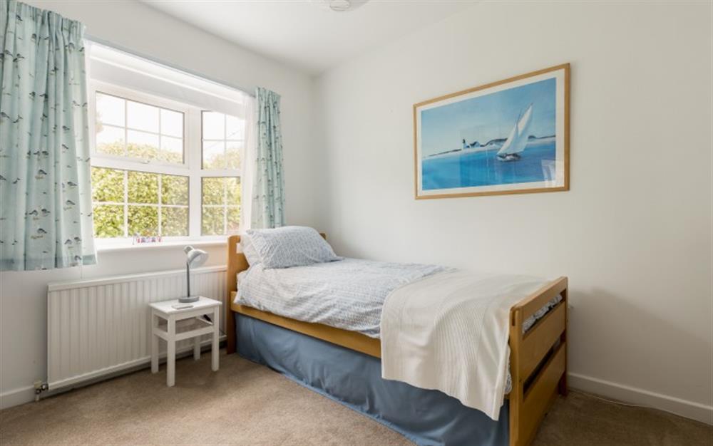 This is a bedroom at Driftwood in Milford On Sea