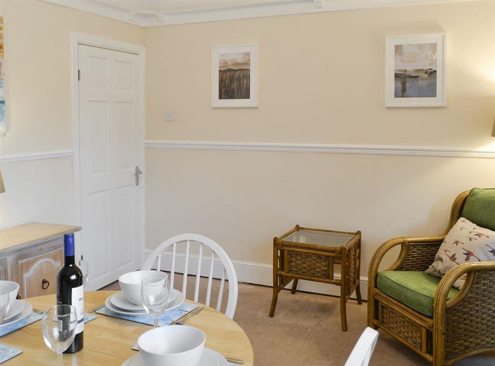 Attractive living and dining room at Driftwood in Newbiggin-by-the-Sea, Northumberland