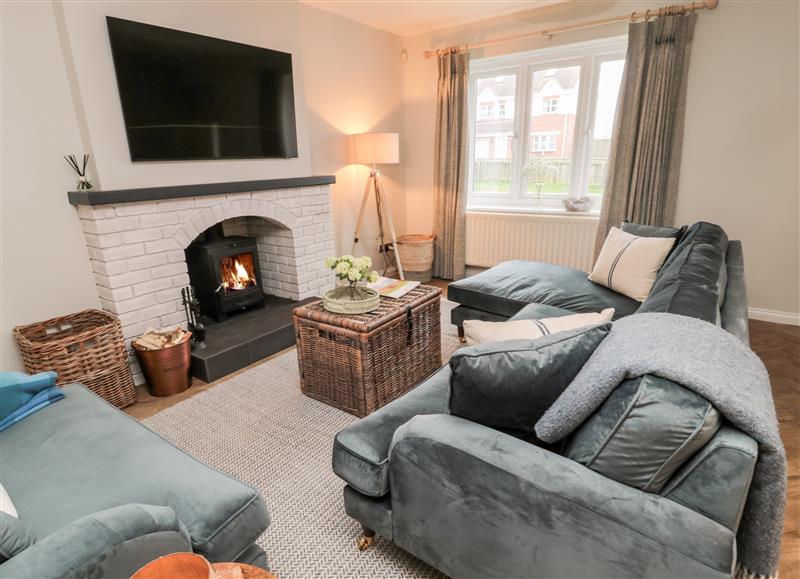 Relax in the living area at Driftwood Sands, Beadnell