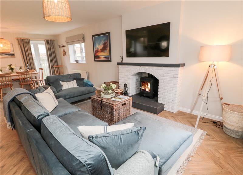 The living room at Driftwood Sands, Beadnell