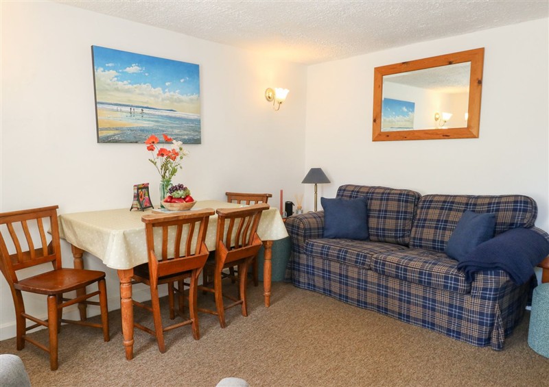 The living area at Driftwood, Weymouth