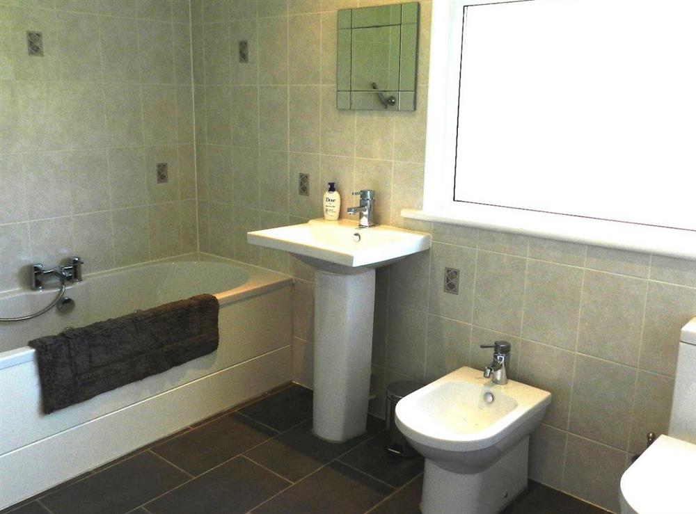 Bathroom at Drimlabarra Croft in Kildonan, Isle of Arran, Scotland