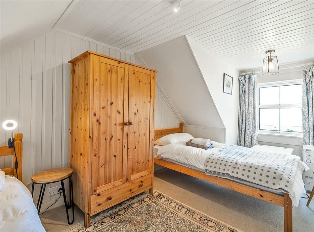 Twin bedroom at Druid Farm Cottage in Machrie, near Brodick, Isle Of Arran