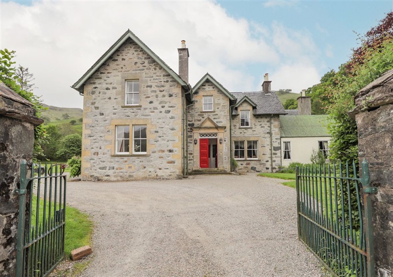 The setting of Druidaig Lodge at Druidaig Lodge, Letterfearn near Dornie