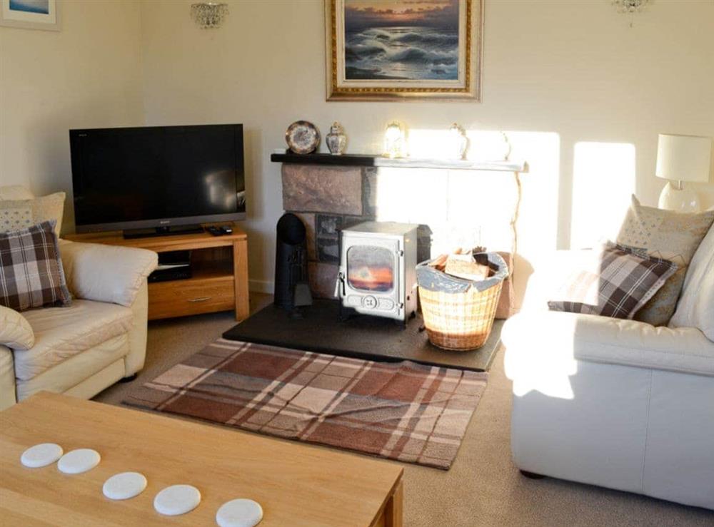 Cosy living room at Druim-Nan-Deur in Lochcarron, Ross-Shire