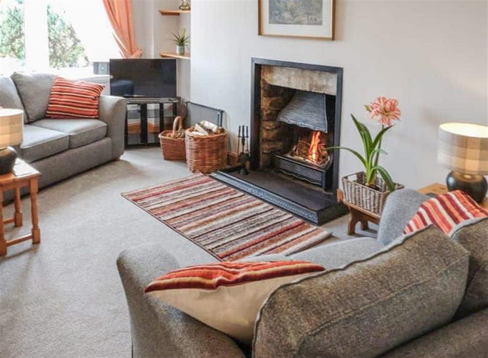 Living room at Drumla Cottage in Kildonan, Isle Of Arran