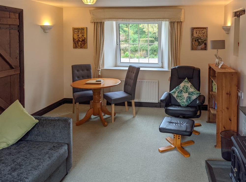 Living room/dining room at Drumlins Cottage in Endmoor, near Kendal, Cumbria