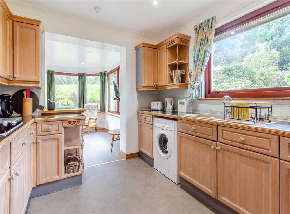 Kitchen at Drummond Lodge in Loch Flemington, near Inverness, Inverness-Shire