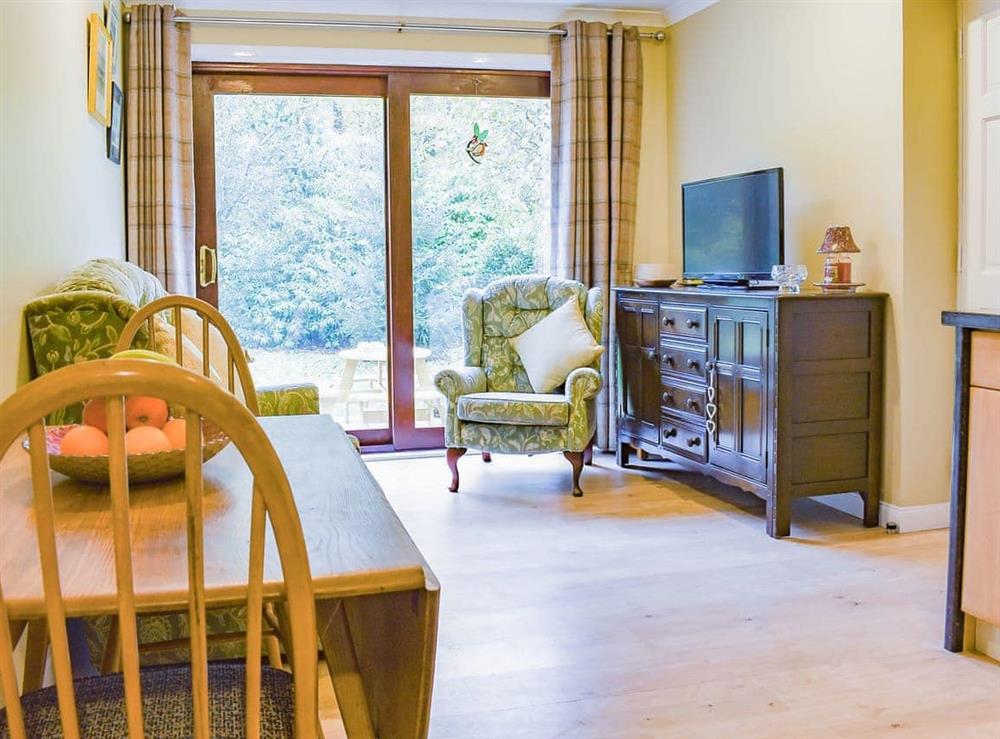 Open plan living space at Drummond Neuk in Loch Flemminton, Inverness-Shire
