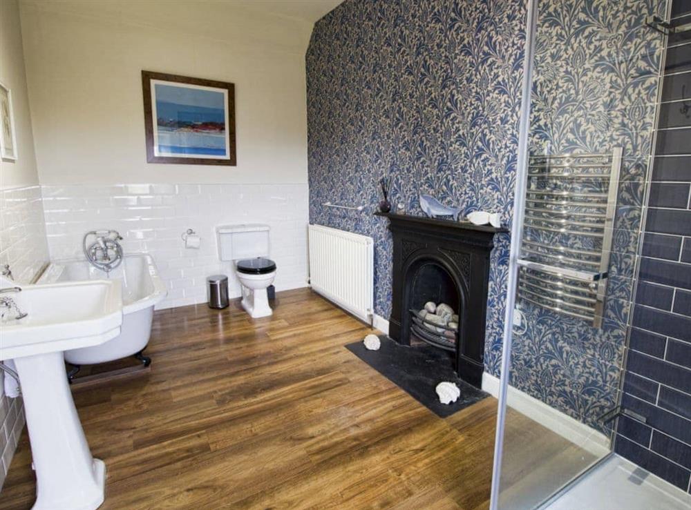 Bathroom at Drummuie House in Golspie, Sutherland