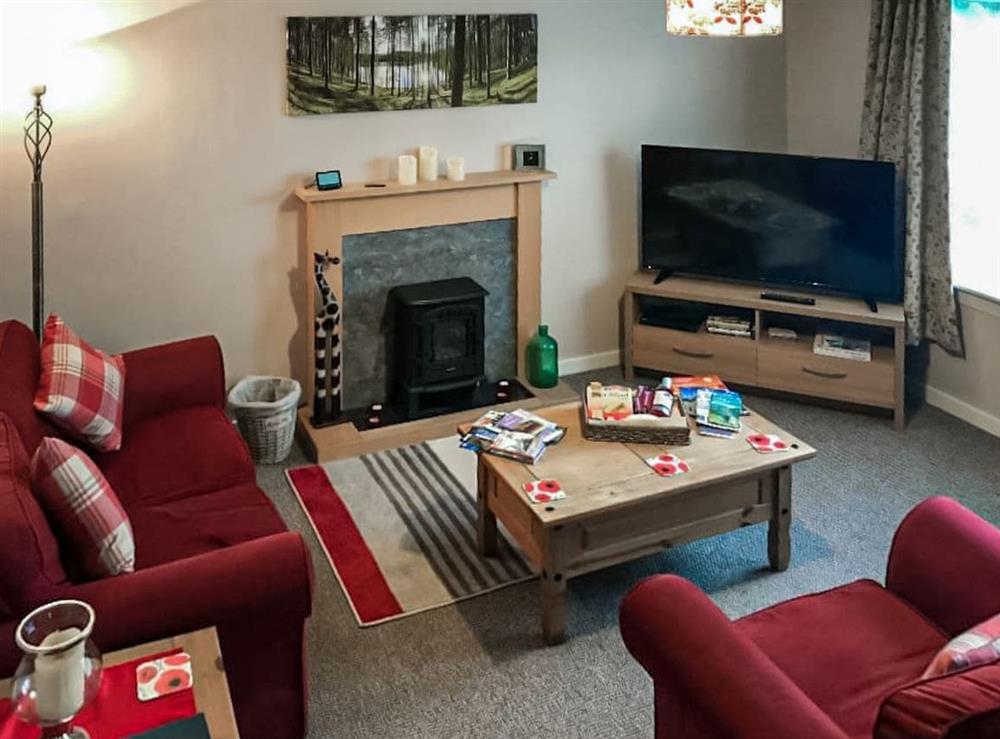Living room at Drumurnie in Ballindalloch, Moray, Banffshire