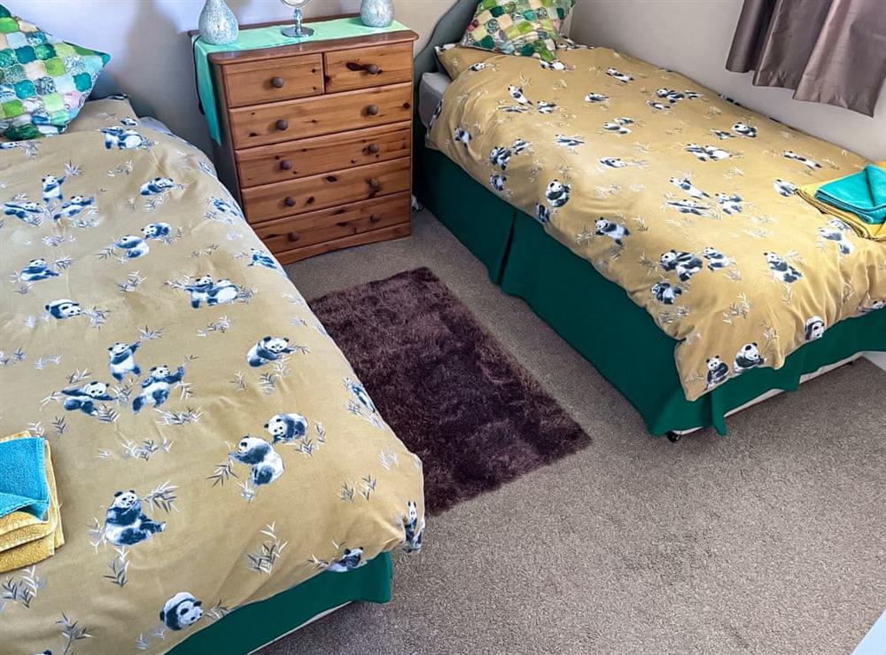 Twin bedroom at Drumurnie in Ballindalloch, Moray, Banffshire