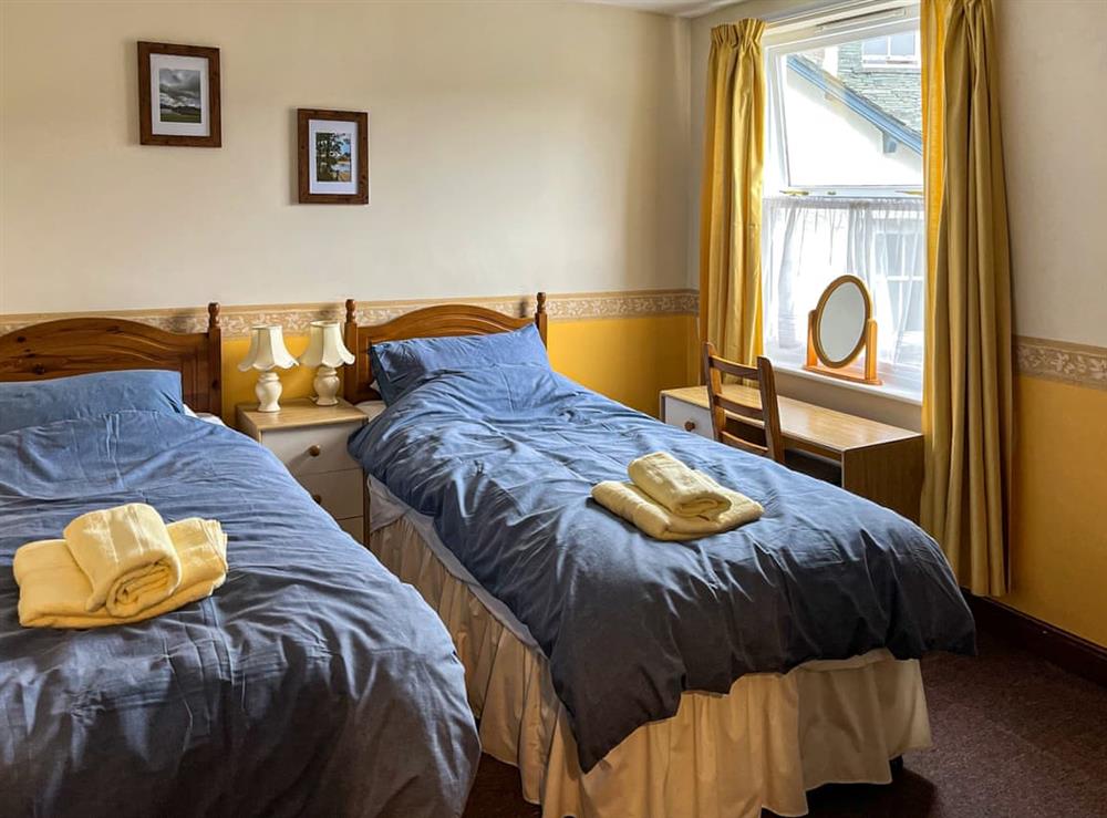 Twin bedroom at Drystones in Keswick, Cumbria