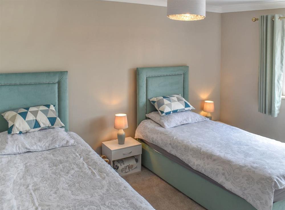 Twin bedroom at Duck Beck Cottage in Swainby, near Northallerton, North Yorkshire
