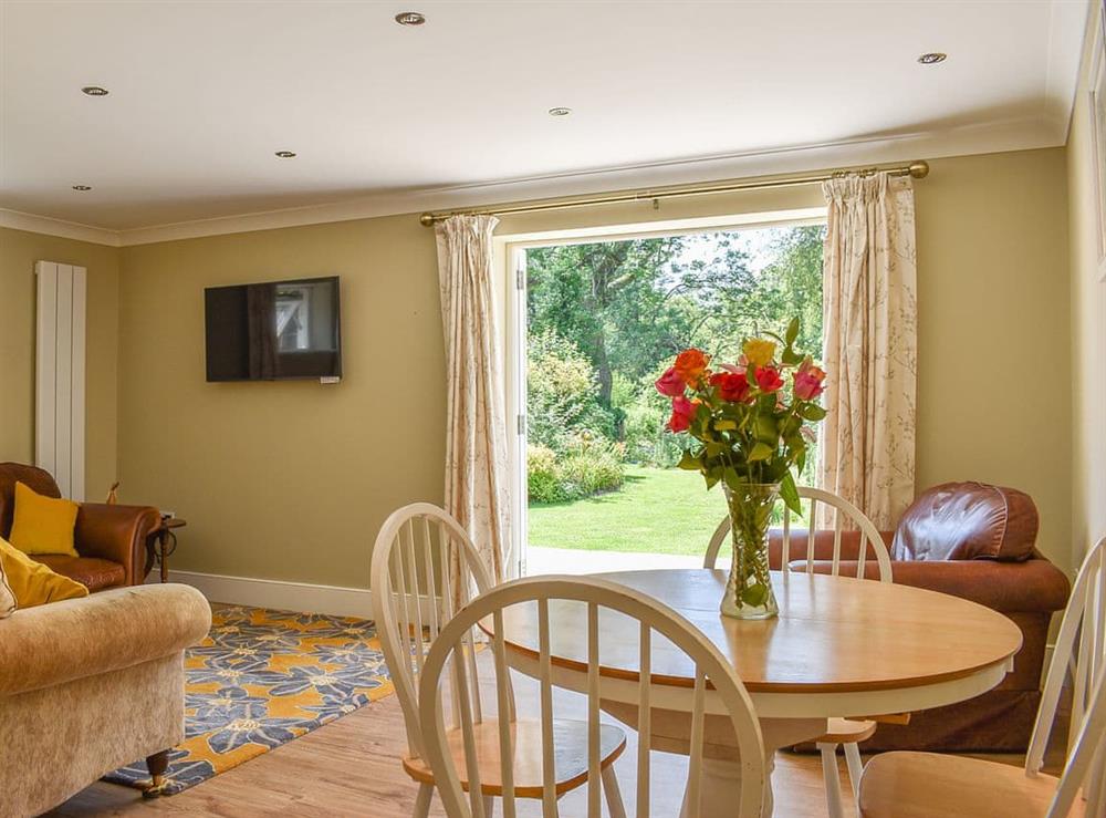 Living room/dining room at Duck Cottage in Winterbourne Dauntsey, Wiltshire