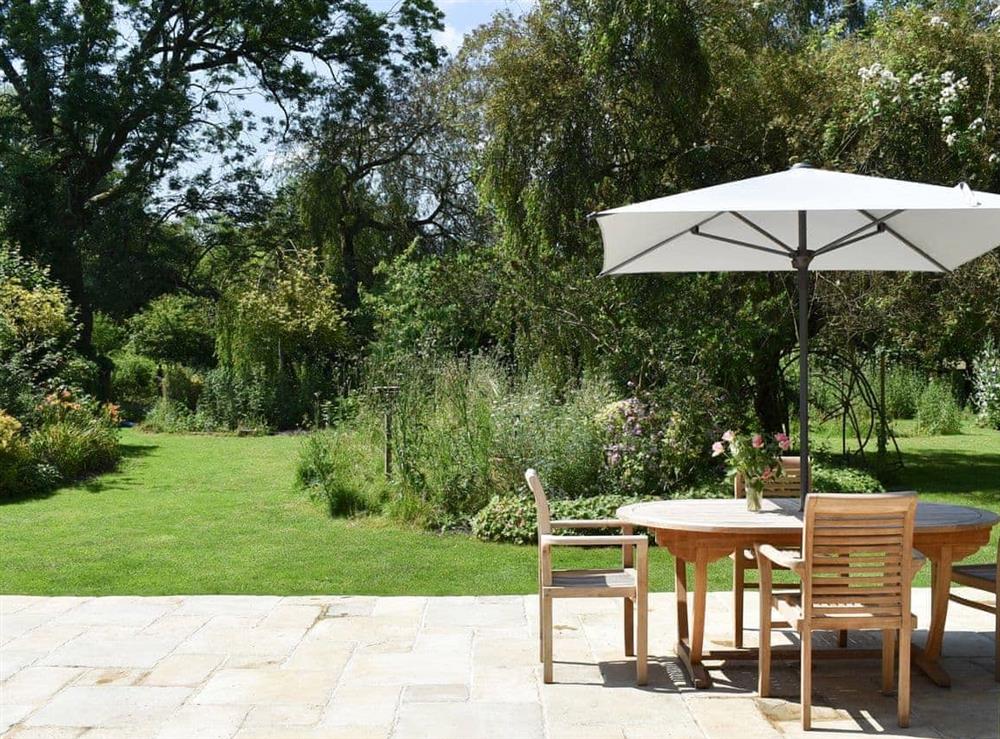 Patio (photo 2) at Duck Cottage in Winterbourne Dauntsey, Wiltshire