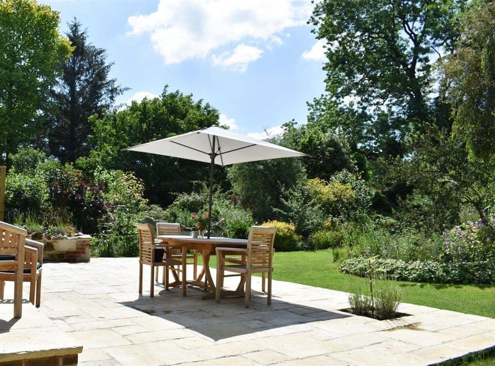 Patio (photo 5) at Duck Cottage in Winterbourne Dauntsey, Wiltshire