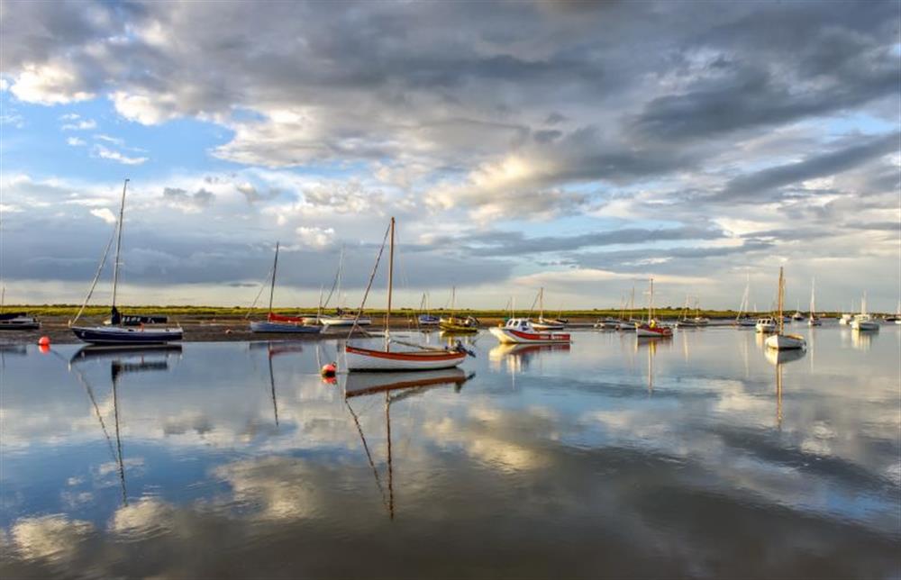 A pretty scene at full tide at Brancaster at Duffields Cottage, Brancaster near Kings Lynn