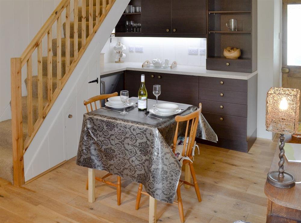 Well equipped kitchen/ dining room at Duke Street in Lostwithiel, Cornwall