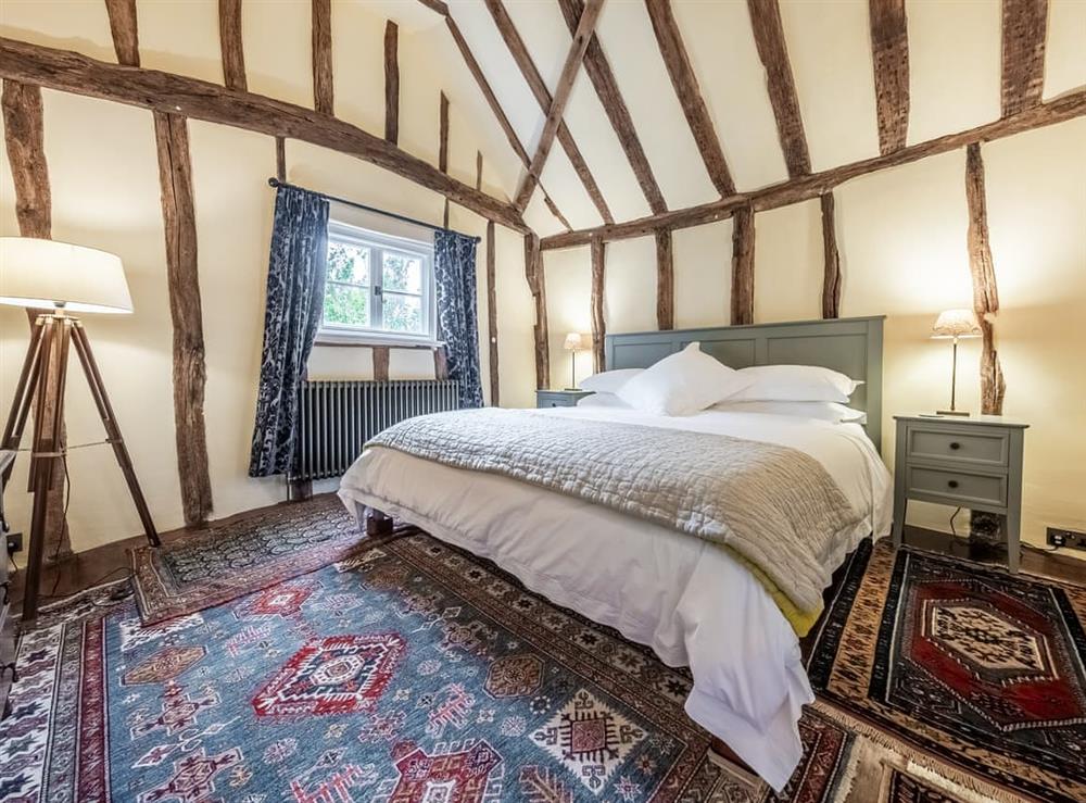 Double bedroom at Dukes Lodge in Bildeston, near Stowmarket, Suffolk