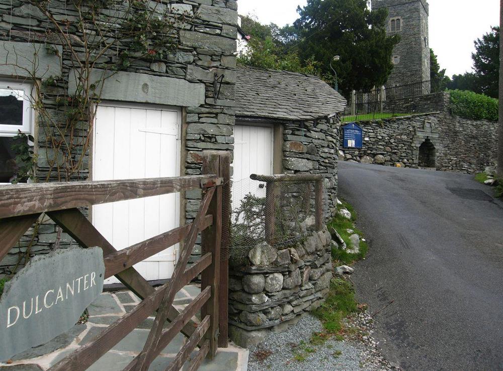 Lane leading to church
