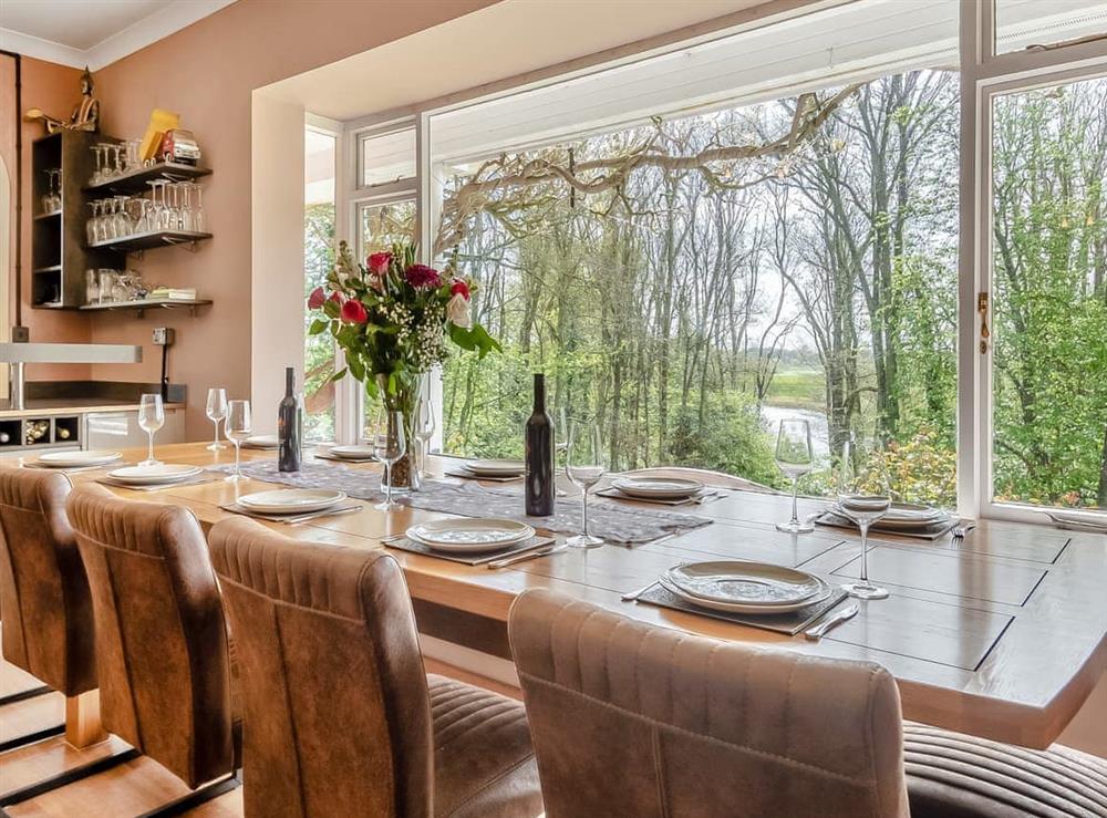 Dining Area at Dunburgh Wood in Geldeston, Norfolk