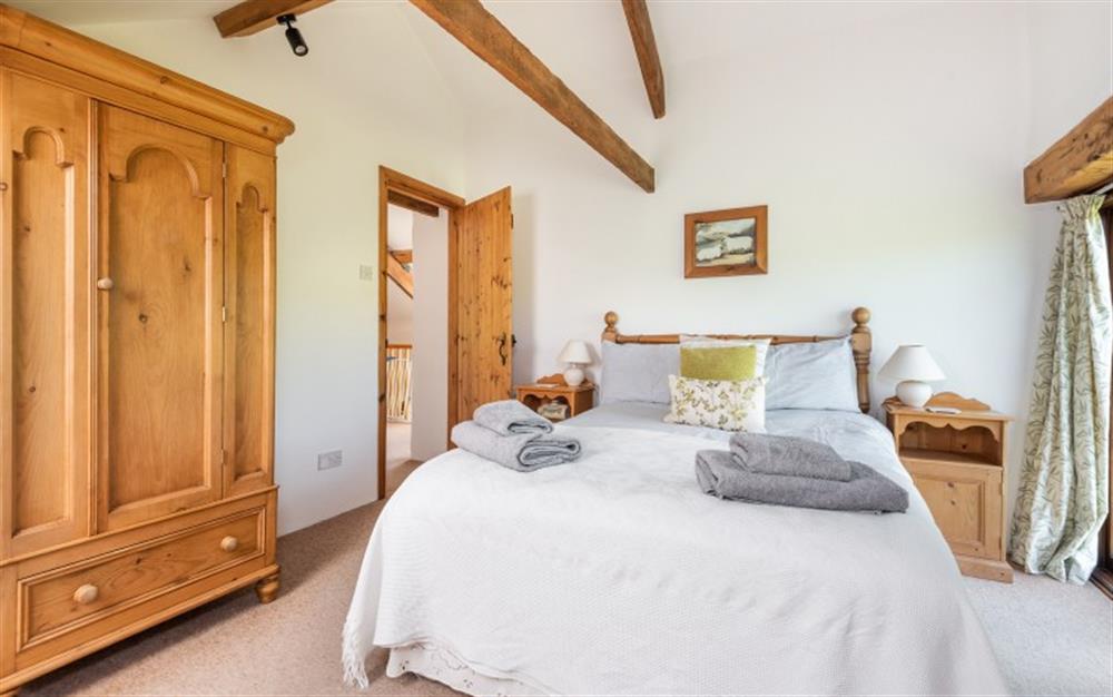 Another view of the lovely double bedroom on the second floor at Duncombe Barn in Sherford