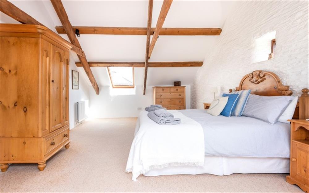 Another view of the master bedroom at Duncombe Barn in Sherford