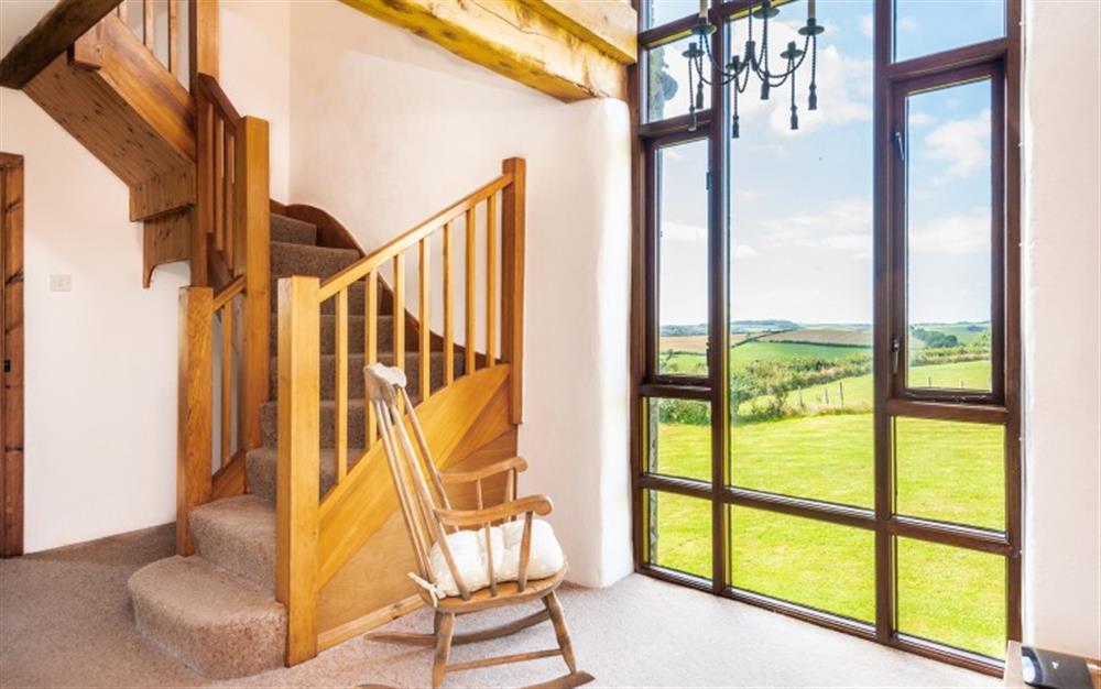 Stunning views from the first floor picture window at Duncombe Barn in Sherford